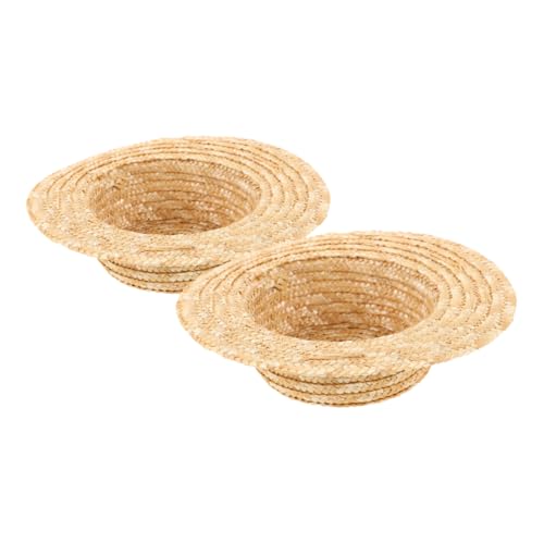 GALPADA 2 Stück Mini Strohhüte für DIY Basteln Winzige Handgewebte Rundhut Kappen aus Stroh Miniatur Bastelhut Zubehör für Puppen Kreative Familienaktivität Langlebige und Sichere GALPADA 2 Stück Mini Strohhüte für DIY Basteln Winzige Handgewebte Rundhut Kappen aus Stroh Miniatur Bastelhut Zubehör für Puppen Kreative Familienaktivität Langlebige und Sichere von GALPADA