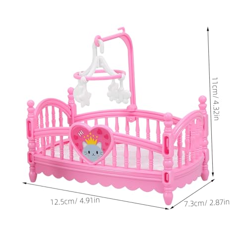 GALPADA 2 Stück Miniatur Puppenbett Teiliges aus Abs Detailreiches Mini Möbel Zubehör für Puppenhaus Schlafzimmerdekoration Langlebig und Realistisch Geeignet für Zufällige Farbe GALPADA 2 Stück Miniatur Puppenbett Teiliges aus Abs Detailreiches Mini Möbel Zubehör für Puppenhaus Schlafzimmerdekoration Langlebig und Realistisch Geeignet für Zufällige Farbe von GALPADA