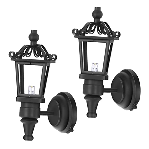 GALPADA 2 Stück Modellhauswandleuchte Lampe Mini-Wandleuchte DIY zubehör hängend puppenstuben Beleuchtung puppenhauszubehör Mini-Puppenhaus-Lichter Dollhouse -Erklärungen Plastik Black GALPADA 2 Stück Modellhauswandleuchte Lampe Mini-Wandleuchte DIY zubehör hängend puppenstuben Beleuchtung puppenhauszubehör Mini-Puppenhaus-Lichter Dollhouse -Erklärungen Plastik Black von GALPADA