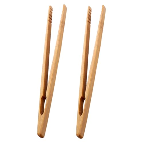 GALPADA 2 Stück Montessori Holzpinzetten für Feinmotorik Training Sichere Lernzangen mit Glatten Kanten Fördert Geschicklichkeit Konzentration und Frühe Motorische Entwicklung von GALPADA