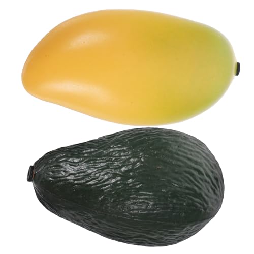 GALPADA 2 Stück Obst Shaker Musikinstrumente Sandspielzeug Avocado Mango Design Langlebig und Abnehmbar für Musikalische Früherziehung und Partyspaß GALPADA 2 Stück Obst Shaker Musikinstrumente Sandspielzeug Avocado Mango Design Langlebig und Abnehmbar für Musikalische Früherziehung und Partyspaß von GALPADA
