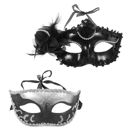 GALPADA 2stücke Handheld Für Halbmaske Für Halloween Und Cosplay Damenmaske Für Maskenball Und Festlichkeiten GALPADA 2stücke Handheld Für Halbmaske Für Halloween Und Cosplay Damenmaske Für Maskenball Und Festlichkeiten von GALPADA