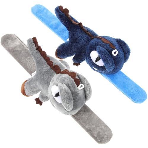 GALPADA 2 Stück Plüsch Dinosaurier Slap Bands Armbänder Kuschelig Robust Geburtstag Party Gastgeschenke für Jungen Mädchen GALPADA 2 Stück Plüsch Dinosaurier Slap Bands Armbänder Kuschelig Robust Geburtstag Party Gastgeschenke für Jungen Mädchen von GALPADA