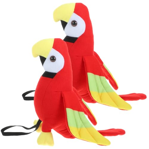 GALPADA 2 Stück Plüsch Papagei für Piratenkostüm Schulterpapagei für Karneval Halloween und Kostümpartys Anpassbar und Kinderfreundlich GALPADA 2 Stück Plüsch Papagei für Piratenkostüm Schulterpapagei für Karneval Halloween und Kostümpartys Anpassbar und Kinderfreundlich von GALPADA