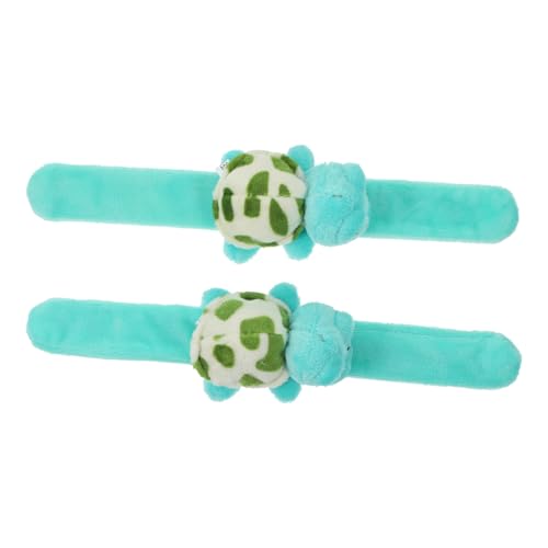 GALPADA 2 Stück Plüsch Snap Armband Schildkröte Weiches Tier Armband für Partygeschenke Bequemes und Leichtes Stofftier Schmuck für Themen und Kindergeburtstage GALPADA 2 Stück Plüsch Snap Armband Schildkröte Weiches Tier Armband für Partygeschenke Bequemes und Leichtes Stofftier Schmuck für Themen und Kindergeburtstage von GALPADA