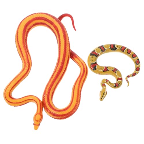 GALPADA 2 Stück Realistische Simulation Kornnatter Schlangenfigur aus Langlebigem Kunststoff Lebensecht Gestaltetes Reptilien Garten Schreibtischdekoration als Spaß Lernspielzeug GALPADA 2 Stück Realistische Simulation Kornnatter Schlangenfigur aus Langlebigem Kunststoff Lebensecht Gestaltetes Reptilien Garten Schreibtischdekoration als Spaß Lernspielzeug von GALPADA