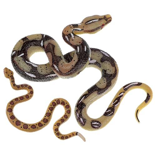 GALPADA 2 Stück Realistische Simulation Schlangen Modelle Detailgetreu und Robust Lebensechte Tierfigur Schlangenspielzeug für Party Streiche und Halloween Dekoration GALPADA 2 Stück Realistische Simulation Schlangen Modelle Detailgetreu und Robust Lebensechte Tierfigur Schlangenspielzeug für Party Streiche und Halloween Dekoration von GALPADA