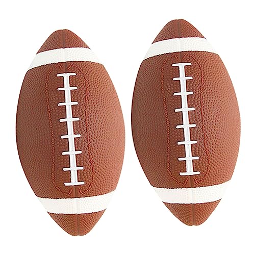 GALPADA 2 Stück Rugby Ball Inflatable Rugby Ball für Outdoor Training Sicheres Material für Jungen und Fördert und Kommunikation GALPADA 2 Stück Rugby Ball Inflatable Rugby Ball für Outdoor Training Sicheres Material für Jungen und Fördert und Kommunikation von GALPADA