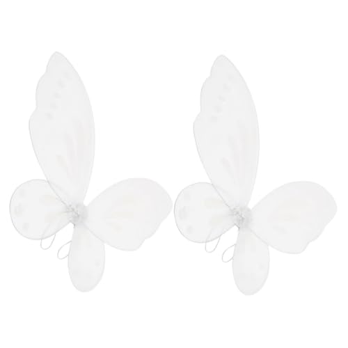 GALPADA 2 Stück Schmetterlingsflügel Halloween-Engelsflügel Flügel Kostüm Dress-Up-Umhang Prinzessinnen-Partyflügel Geburtstagsparty verkleiden Schmetterling kostüm flügel Metall Weiß GALPADA 2 Stück Schmetterlingsflügel Halloween-Engelsflügel Flügel Kostüm Dress-Up-Umhang Prinzessinnen-Partyflügel Geburtstagsparty verkleiden Schmetterling kostüm flügel Metall Weiß von GALPADA