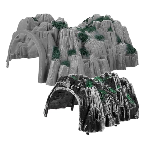 GALPADA 2 Stück Simulation Höhle Modell Robustes Kunststoff Bahn Tunnel Zubehör Miniatur Landschaft Dekor DIY Spielhöhle Eisenbahn Szene GALPADA 2 Stück Simulation Höhle Modell Robustes Kunststoff Bahn Tunnel Zubehör Miniatur Landschaft Dekor DIY Spielhöhle Eisenbahn Szene von GALPADA