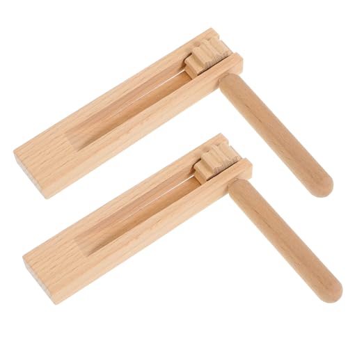GALPADA 2 Stück Stempelspielzeug musikinstrumente Musical Instruments holzspielzeug Musikalisches Lernspielzeug Instrument Rhythmus- Klöppelspielzeug für hölzern von GALPADA