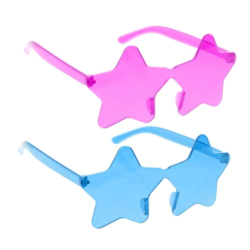 GALPADA 2 Stück Sterne Gläser trendy Stütze Party Lichter kindersonnenbrille Sommerdekoration für Stern- dekorative Stk GALPADA 2 Stück Sterne Gläser trendy Stütze Party Lichter kindersonnenbrille Sommerdekoration für Stern- dekorative Stk von GALPADA