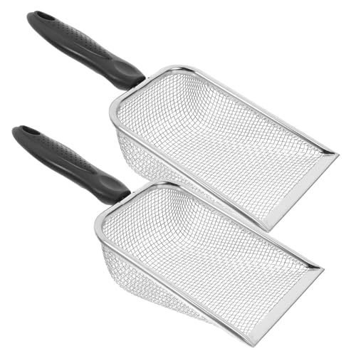 GALPADA 2 Stück Strandsieb Schaufel mit Mesh Handliches Sandfiltersieb zum Muscheln Sammeln Langlebiges Sandfilter Tool für Strand Garten und Haustierbedarf GALPADA 2 Stück Strandsieb Schaufel mit Mesh Handliches Sandfiltersieb zum Muscheln Sammeln Langlebiges Sandfilter Tool für Strand Garten und Haustierbedarf von GALPADA