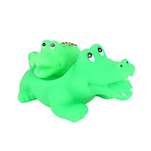 GALPADA 2 Stück Teiliges Badespielzeug Cartoon Krokodil Schwimmspielzeug für Junge Mädchen und Kleinkinder Leichtes PVC Material Glatte Kanten Sicher für Kinderhände für Badewanne und GALPADA 2 Stück Teiliges Badespielzeug Cartoon Krokodil Schwimmspielzeug für Junge Mädchen und Kleinkinder Leichtes PVC Material Glatte Kanten Sicher für Kinderhände für Badewanne und von GALPADA