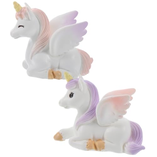 GALPADA 2 Stück Teiliges Einhorn Resin Miniatur Niedliche Garten Kuchendeko Figuren aus Langlebigem Harz für Micro landschaft Cupcake Toppers Schlafzimmer und Büro Dekoration GALPADA 2 Stück Teiliges Einhorn Resin Miniatur Niedliche Garten Kuchendeko Figuren aus Langlebigem Harz für Micro landschaft Cupcake Toppers Schlafzimmer und Büro Dekoration von GALPADA