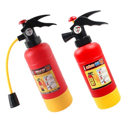 GALPADA 2 Stück Teiliges Feuerwehrspielzeug aus Hochwertigem Kunststoff Sicher Wasserstrahlend Kreativer Fördert Brandschutzbewusstsein für Kinderbad und Outdoor spaß von GALPADA