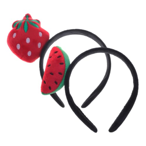 GALPADA 2 Stück Teiliges Frucht stirnband Erdbeer Wassermelonen design Cartoon Haarreif für Party Foto requisiten Vielseitiges Accessoire für Kostüm Sommerfeste GALPADA 2 Stück Teiliges Frucht stirnband Erdbeer Wassermelonen design Cartoon Haarreif für Party Foto requisiten Vielseitiges Accessoire für Kostüm Sommerfeste von GALPADA