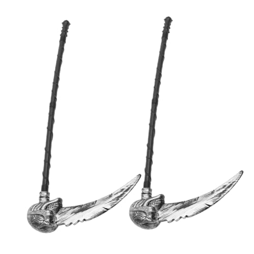 GALPADA 2 Stück Teiliges Halloween Abnehmbar aus Robustem Kunststoff Realistisches Cosplay Requisite Zubehör für Halloween Kostüm und Partyauftritte von GALPADA