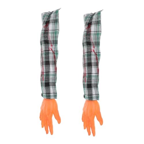 GALPADA 2 Stück Teiliges Halloween Party Deko Realistisch Gestaltete Gruselige Fake Hände mit Zerbrochenem Look Kompakte Platzsparende Horror Requisiten für Haunted House Kostüm und GALPADA 2 Stück Teiliges Halloween Party Deko Realistisch Gestaltete Gruselige Fake Hände mit Zerbrochenem Look Kompakte Platzsparende Horror Requisiten für Haunted House Kostüm und von GALPADA