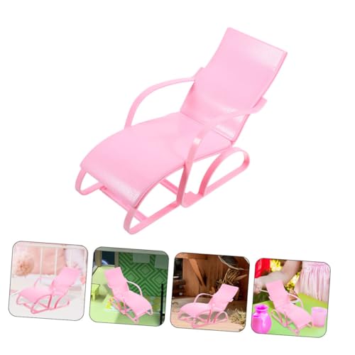 GALPADA 2 Stück Teiliges Mini Strandstuhl aus Stabilem Kunststoff Puppenmöbel für Puppen Leichtes Dekoratives Strandstuhl für Kinderzimmer Garten Deko und DIY Mikrolandschaften von GALPADA