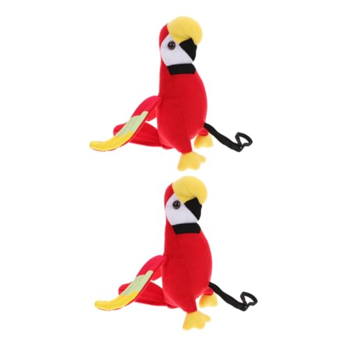 GALPADA 2stücke Piratenpapageikostüm Für Piratenkostüm Piratenpapagei-Requisite Ausgestopftes Papageitier Für Cosplay Schultervogel-Requisiten Für Halloween von GALPADA