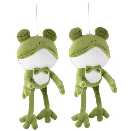 GALPADA 2 Stück Teiliges Plüsch Froschkissen Weiche Kuscheltier Froschpuppe Dekoratives Wurfkissen für Schlafzimmer Kindersicheres zum und Entspannen Zufällige Farbe Zufällige Farbe GALPADA 2 Stück Teiliges Plüsch Froschkissen Weiche Kuscheltier Froschpuppe Dekoratives Wurfkissen für Schlafzimmer Kindersicheres zum und Entspannen Zufällige Farbe Zufällige Farbe von GALPADA