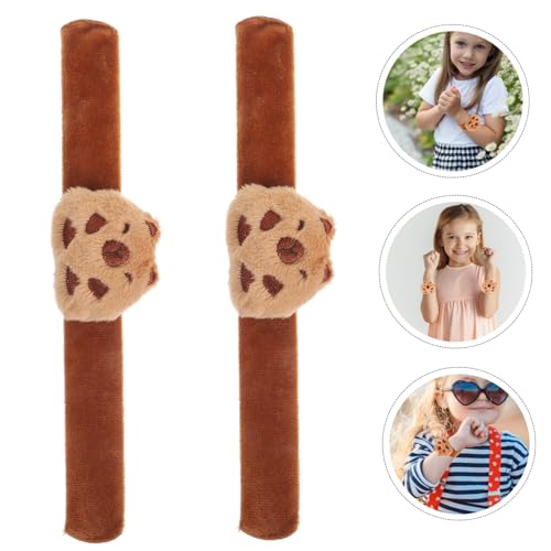GALPADA 2 Stück Teiliges Plüsch Schnapparmband mit Niedlichem Wasserschwein Weiches Leichtes Partyspielzeug Kuscheliges Komfortables Armband als Geburtstags Mitgebsel von GALPADA