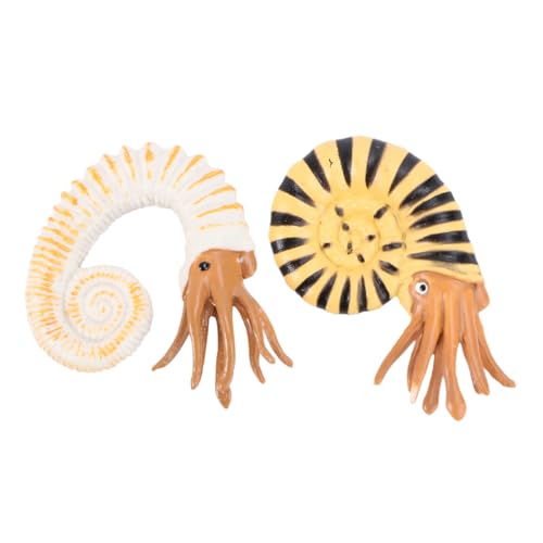 GALPADA 2 Stück Teiliges Realistische Schneckenfiguren aus Kunststoff Detailreiche Aquatic Creatures Adornment Pädagogisches und Dekoration für Kinderzimmer und Geburtstagsparty von GALPADA