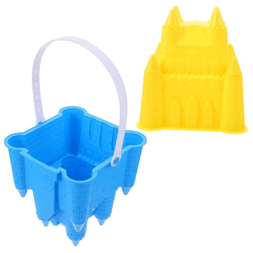GALPADA 2 Stück Teiliges Sandspielzeug Großer Dicker Burgturm Eimer für Robustes Abs Material Leichtes Outdoor Strand und Schneespielzeug Fördert Kreativität und Zufällige Farbe GALPADA 2 Stück Teiliges Sandspielzeug Großer Dicker Burgturm Eimer für Robustes Abs Material Leichtes Outdoor Strand und Schneespielzeug Fördert Kreativität und Zufällige Farbe von GALPADA