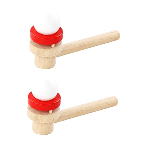 GALPADA 2 Stück Teiliges Suspension Blowing Balls Holz Interaktives Pustespiel für Trainingsspiel zur Atemkontrolle Buntes Party Familienspiel Geeignet für Drinnen und Draußen GALPADA 2 Stück Teiliges Suspension Blowing Balls Holz Interaktives Pustespiel für Trainingsspiel zur Atemkontrolle Buntes Party Familienspiel Geeignet für Drinnen und Draußen von GALPADA