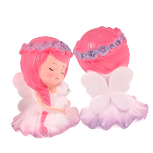 GALPADA 2 Stück Teiliges Tortendeko Mädchen Figuren mit Blumenkranz und Katze Kreative Kuchenornamente für Geburtstag Niedliche Mädchenstatuen zum Backen und Festtagsdekorationen GALPADA 2 Stück Teiliges Tortendeko Mädchen Figuren mit Blumenkranz und Katze Kreative Kuchenornamente für Geburtstag Niedliche Mädchenstatuen zum Backen und Festtagsdekorationen von GALPADA