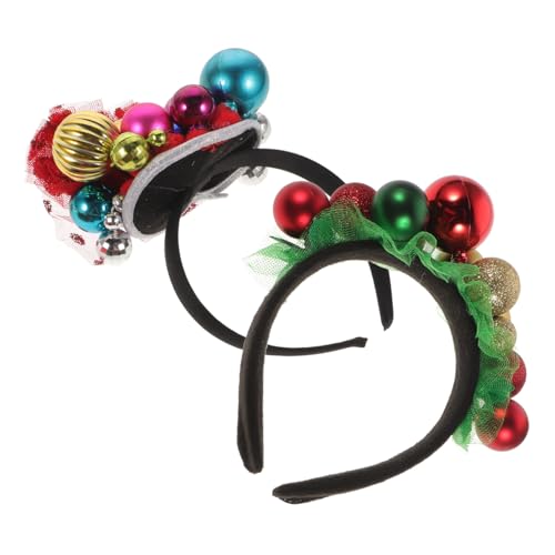 GALPADA 2 Stück Teiliges Weihnachts Haarreif mit Glocken Festlicher Haarschmuck für Erwachsene Bunte Haarreifen für Weihnachtsfeier Karneval Kostümparty und Festliche Anlässe GALPADA 2 Stück Teiliges Weihnachts Haarreif mit Glocken Festlicher Haarschmuck für Erwachsene Bunte Haarreifen für Weihnachtsfeier Karneval Kostümparty und Festliche Anlässe von GALPADA