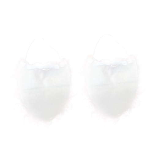 GALPADA 2 Stück Teiliges Weihnachtsmann Weiß Lockige Elastische Santa Claus Vollbart und Schnurrbart für Weihnachtskostüm Vielschichtiger für Festliche Verkleidung und Cosplay GALPADA 2 Stück Teiliges Weihnachtsmann Weiß Lockige Elastische Santa Claus Vollbart und Schnurrbart für Weihnachtskostüm Vielschichtiger für Festliche Verkleidung und Cosplay von GALPADA