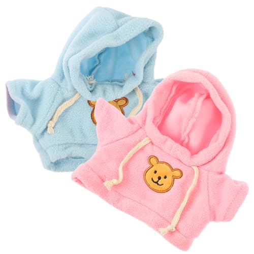 GALPADA 2 Stück Teiliges Wiederverwendbare Puppenkleidung aus Zarte Bärenkleidung für Plüschbären Waschbare Modische Puppenbekleidung für Accessoire zum Ankleiden und Rollenspiel GALPADA 2 Stück Teiliges Wiederverwendbare Puppenkleidung aus Zarte Bärenkleidung für Plüschbären Waschbare Modische Puppenbekleidung für Accessoire zum Ankleiden und Rollenspiel von GALPADA