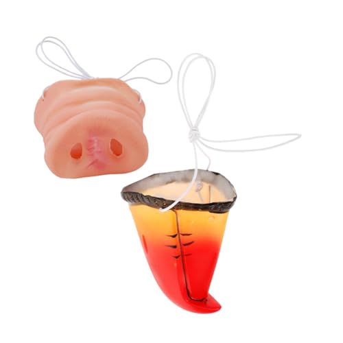 GALPADA 2 Stück Tierische Nasen für Cosplay Realistische Papageien und Schweinenase Zubehör für Partys Halloween und Bühnenaufführungen Leicht und Komfortabel zu Tragen GALPADA 2 Stück Tierische Nasen für Cosplay Realistische Papageien und Schweinenase Zubehör für Partys Halloween und Bühnenaufführungen Leicht und Komfortabel zu Tragen von GALPADA