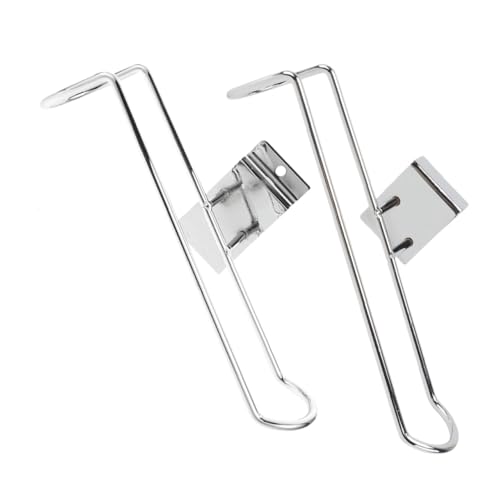 GALPADA 2 Stück Wandhalterung Roller Skates Schwarzes Metall Skate Display mit Rutschfesten Gummipads Stabiler Platzsparend und Sicher für Wandmontage von GALPADA