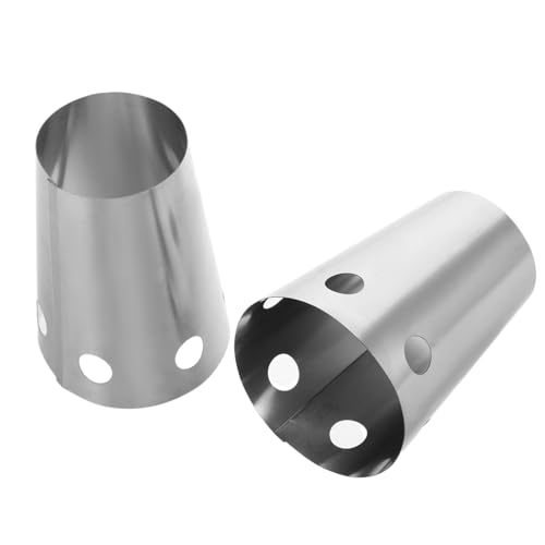 GALPADA 2 Stück Windschutz Alkohollampenschirm Werkzeug für Wissenschaftsexperimente Camping-Werkzeuge Metalllampenschatten Campingkocher Windschutzscheibe Silber GALPADA 2 Stück Windschutz Alkohollampenschirm Werkzeug für Wissenschaftsexperimente Camping-Werkzeuge Metalllampenschatten Campingkocher Windschutzscheibe Silber von GALPADA