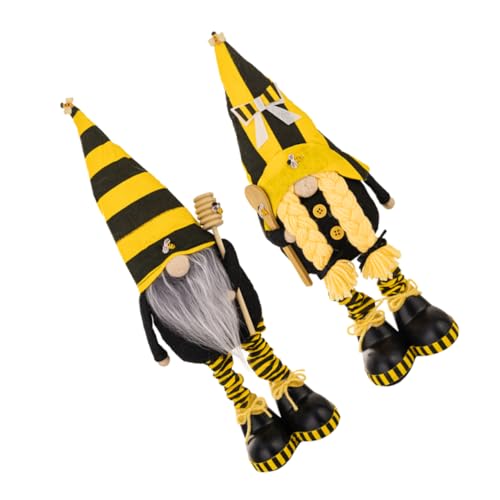 GALPADA 2 Stück -zwerg Puppe Sommer Bienen Dekorativ Gnom Sehr Klein Tablett Ausgestopft Zwerge Mini Plüsch Zwerg Hauszubehör Zarter Zwergzwerg Festivalversorgung PVC GALPADA 2 Stück -zwerg Puppe Sommer Bienen Dekorativ Gnom Sehr Klein Tablett Ausgestopft Zwerge Mini Plüsch Zwerg Hauszubehör Zarter Zwergzwerg Festivalversorgung PVC von GALPADA