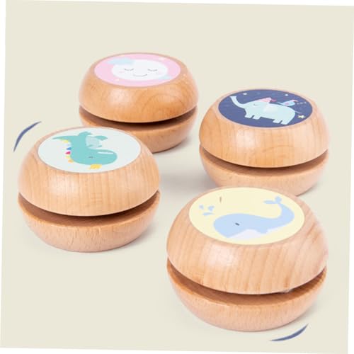 GALPADA 2 Stücke Teiliges Holz Yo-yo Bunte Tiermotive Elephant Rabbit Lernspielzeug Fördert Hand-Auge-koordination Tragbar und Leicht für Geeignet GALPADA 2 Stücke Teiliges Holz Yo-yo Bunte Tiermotive Elephant Rabbit Lernspielzeug Fördert Hand-Auge-koordination Tragbar und Leicht für Geeignet von GALPADA