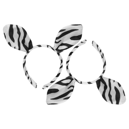 GALPADA 2 Stücke Teiliges Tierohren Stirnband für Flexibles und Weiches Haarband für Geburtstagsfeiern und Halloween Kostümzubehör für Verschiedene Anlässe von GALPADA