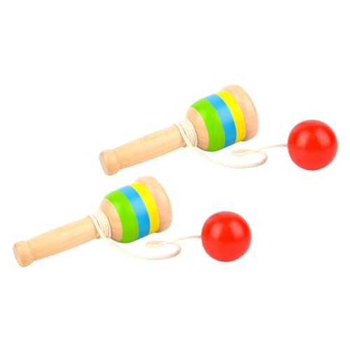 GALPADA 2 Stücke Trick-Cup- kinderspielzeug werfen und fangen Kendama Cup kreatives Kendama Cup- Bildungsspielzeug für Holz GALPADA 2 Stücke Trick-Cup- kinderspielzeug werfen und fangen Kendama Cup kreatives Kendama Cup- Bildungsspielzeug für Holz von GALPADA