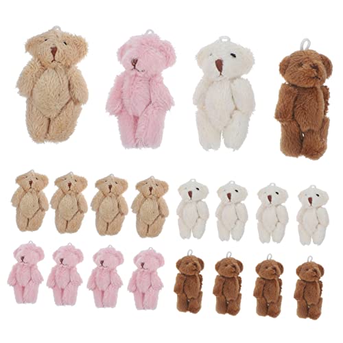GALPADA 20 Stück Mini -Bären -Puppenverzierungen Taschenbär Süße Schlüsselanhänger in großer Plüschtier kleines Bärenstofftier Schlüsselanhänger Zubehör Charms Bär Tier PP Baumwolle GALPADA 20 Stück Mini -Bären -Puppenverzierungen Taschenbär Süße Schlüsselanhänger in großer Plüschtier kleines Bärenstofftier Schlüsselanhänger Zubehör Charms Bär Tier PP Baumwolle von GALPADA