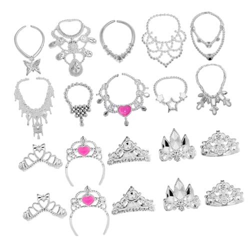 GALPADA 20 Stück Mini Krone Set für Puppen Teiliges Schmuckset mit Mini Kronen und Zubehör für Mädchen Sichere Verwendung und Stilvolle Designs GALPADA 20 Stück Mini Krone Set für Puppen Teiliges Schmuckset mit Mini Kronen und Zubehör für Mädchen Sichere Verwendung und Stilvolle Designs von GALPADA