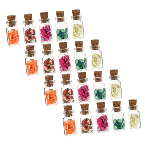 GALPADA 20 Stück Miniatur Fruchtglas Zubehör für Puppenhaus Teiliges mit Bananen Zitronentee Drachenfrucht Orange und Apfel Dekoratives für Miniatur Landschaften und Spielhäuser GALPADA 20 Stück Miniatur Fruchtglas Zubehör für Puppenhaus Teiliges mit Bananen Zitronentee Drachenfrucht Orange und Apfel Dekoratives für Miniatur Landschaften und Spielhäuser von GALPADA
