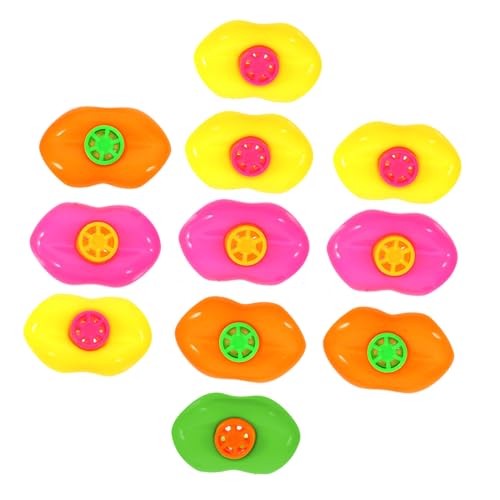 GALPADA 20 Stück Pfeifenspielzeug Geformte Spielzeuge Krachmacher Gastgeschenke Kazoos Partypfeifen Jubelspaß Neuheit Lippenpfeifen Geräuschmacher Lippenpfeife Kinderlippen von GALPADA