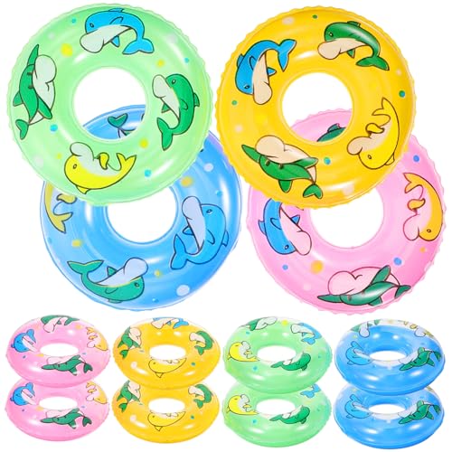 GALPADA 20 Stück Schwimmringe Schwimmende Spielzeuge Pool Kleines Badespielzeug Schwimmzubehör Schwimmring Requisiten Schwimmzubehör Schwimmringe Für Cartoon Aus PVC von GALPADA