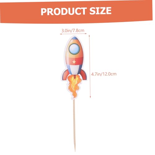 GALPADA 20 Stück Teiliges Astronaut Kuchenstecker aus Papier und Holz Sichere Geburtstagstorte Deko Vielseitig Kombinierbar für Kinderparty und Fotorequisiten Ansprechende Cake Insert GALPADA 20 Stück Teiliges Astronaut Kuchenstecker aus Papier und Holz Sichere Geburtstagstorte Deko Vielseitig Kombinierbar für Kinderparty und Fotorequisiten Ansprechende Cake Insert von GALPADA
