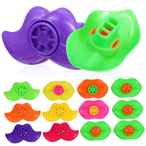 GALPADA 20 Stück Teiliges Bunte Lippen Schnurrbart pfeifen Kinderparty Krachmacher Lustige Tröten für Geburtstag Mitgebsel Junge Mädchen Leicht zu Bedienen Farbenfrohe Partyspaß Zubehör GALPADA 20 Stück Teiliges Bunte Lippen Schnurrbart pfeifen Kinderparty Krachmacher Lustige Tröten für Geburtstag Mitgebsel Junge Mädchen Leicht zu Bedienen Farbenfrohe Partyspaß Zubehör von GALPADA