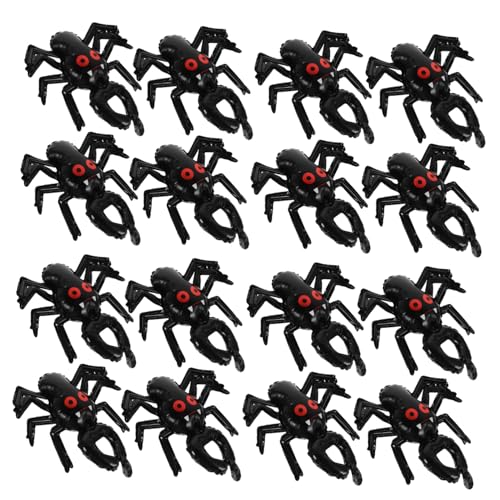 GALPADA 20 Stück Teiliges Halloween Armband aus Aufblasbaren Aluminiumfolie Spinnenballons Leicht Tragbare Schnell Aufblasbare Partydekoration für Halloween Feiern Vielseitig für Indoor GALPADA 20 Stück Teiliges Halloween Armband aus Aufblasbaren Aluminiumfolie Spinnenballons Leicht Tragbare Schnell Aufblasbare Partydekoration für Halloween Feiern Vielseitig für Indoor von GALPADA