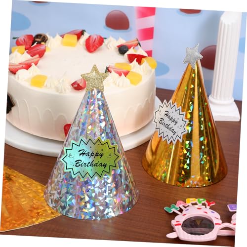 GALPADA 20 Stück Teiliges Kindergeburtstag Partyhüte Leichte Papier-kopfbedeckung mit Sternmotiv Goldene und Silberne Farben Komfortabel und Langlebig für Kindergeburtstagsfeiern und GALPADA 20 Stück Teiliges Kindergeburtstag Partyhüte Leichte Papier-kopfbedeckung mit Sternmotiv Goldene und Silberne Farben Komfortabel und Langlebig für Kindergeburtstagsfeiern und von GALPADA